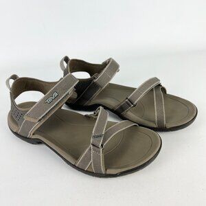 Teva Womens Verra Sandals Gray Brown Outdoors Hiking Walking Active size 6.5